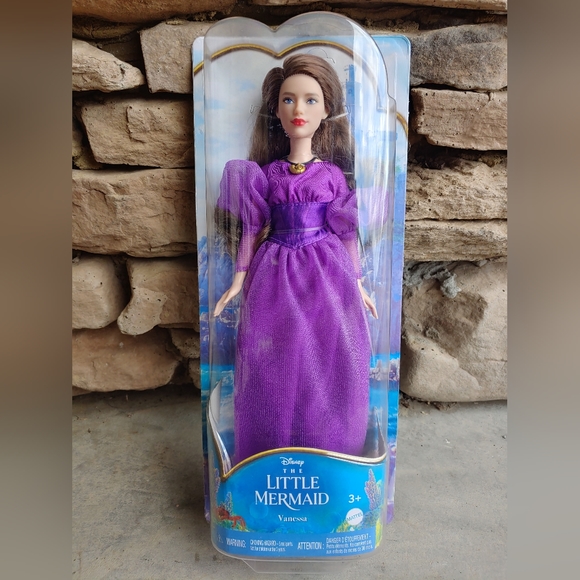Disney The Little Mermaid Vanessa Fashion Doll in Signature Purple Dress 2023 - Picture 1 of 17